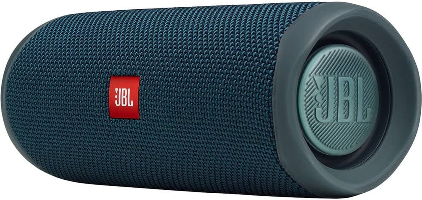 FLIP 5 Portable Wireless Bluetooth Speaker IPX7 Waterproof On-The-Go Bundle with Authentic Boomph Hardshell Protective Case - Blue